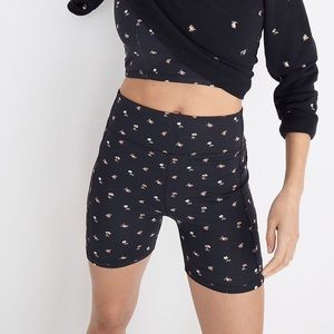 NWT Madewell MWL Floral Bike Shorts